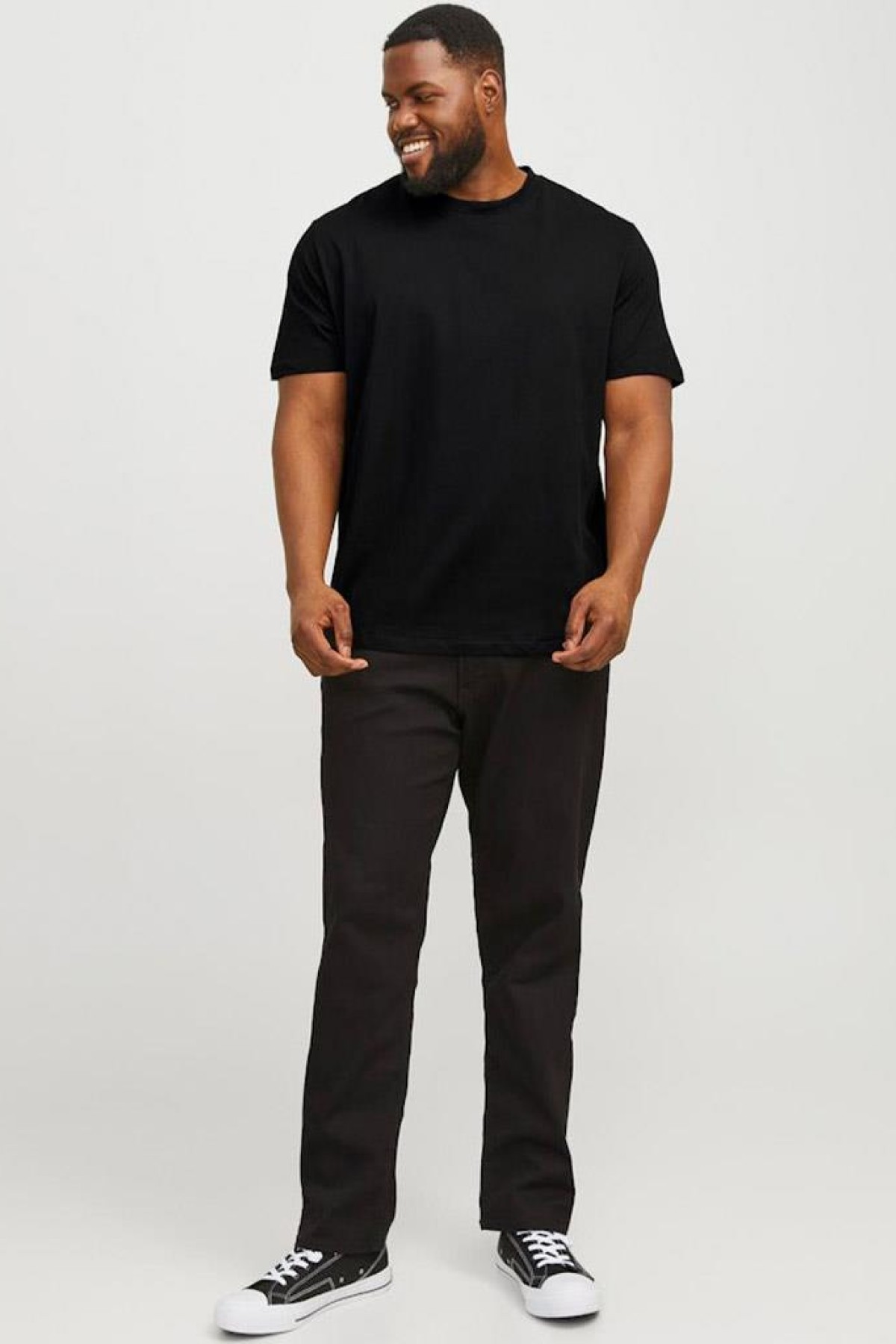 JACK&JONES 12250623 BASIC %100 COTON BUYUK BEDEN 0 YAKA KISA KOL TSHIRT JACK&JONES 12250623 BASIC %100 COTON BUYUK BEDEN 0 YAKA KISA KOL TSHIRT