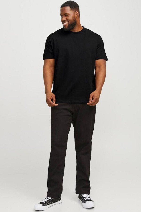 JACK&JONES 12250623 BASIC %100 COTON  BUYUK BEDEN 0 YAKA KISA KOL TSHIRT JACK&JONES 12250623 BASIC %100 COTON  BUYUK BEDEN 0 YAKA KISA KOL TSHIRT