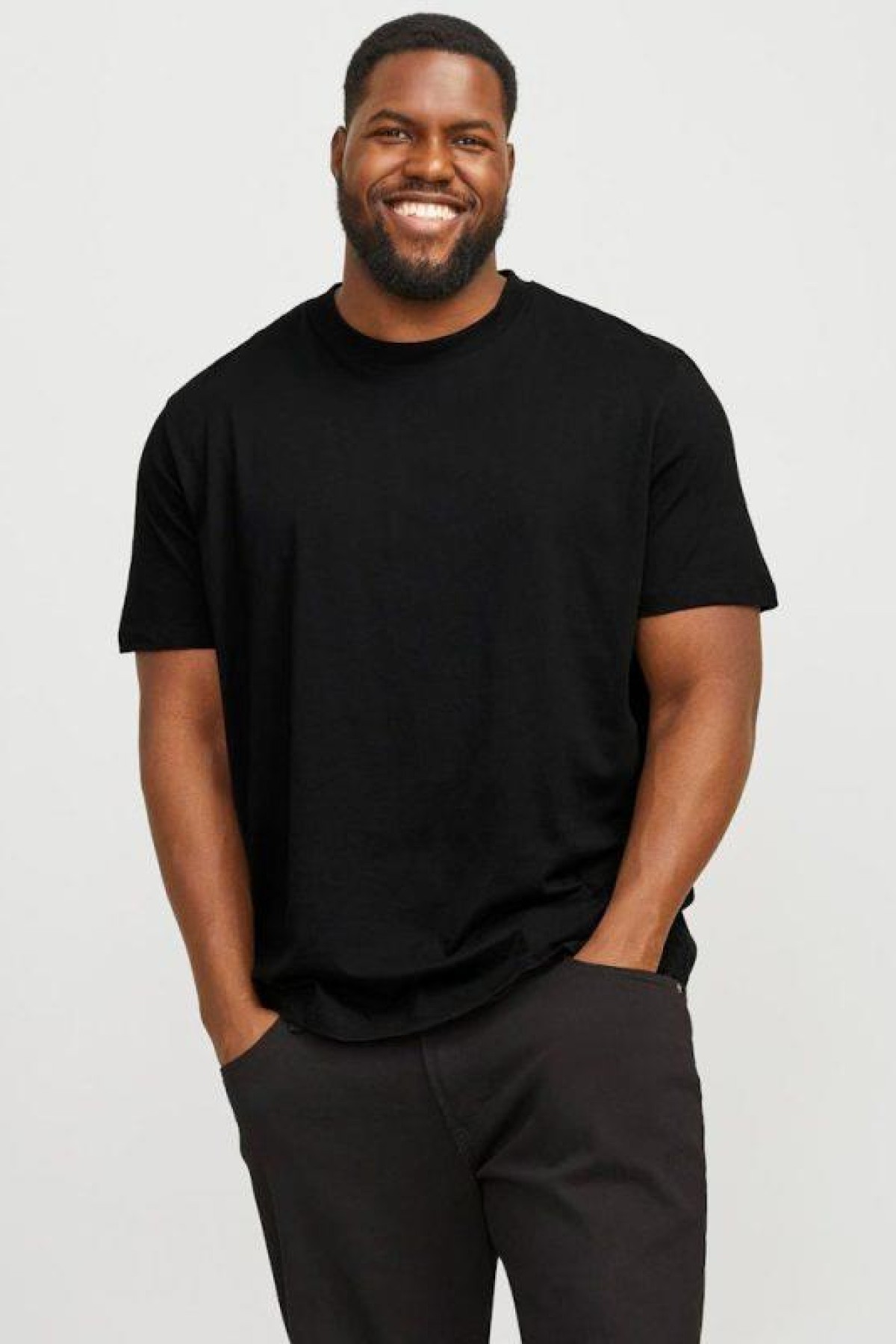JACK&JONES 12250623 BASIC %100 COTON BUYUK BEDEN 0 YAKA KISA KOL TSHIRT JACK&JONES 12250623 BASIC %100 COTON BUYUK BEDEN 0 YAKA KISA KOL TSHIRT