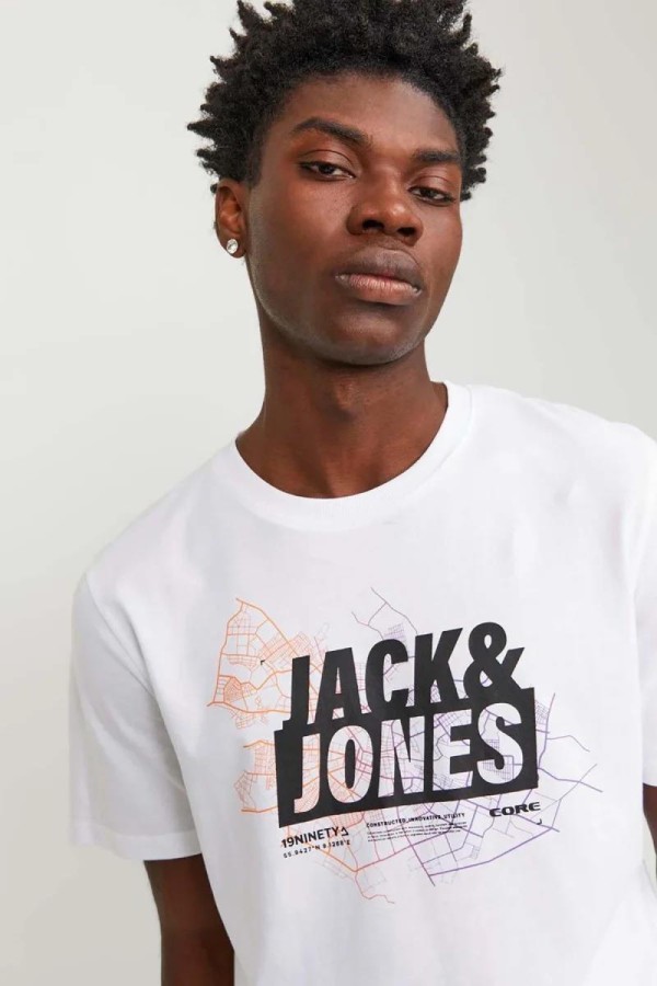 JACK&JONES 12252376 ONYAZILI 0 YAKA KISA KOL COTON TSHIRT JACK&JONES 12252376 ONYAZILI 0 YAKA KISA KOL COTON TSHIRT
