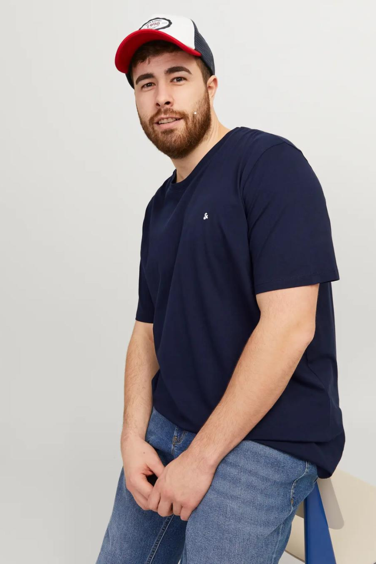 JACK&JONES 12253778 JJEPAULOS TEE ORGANIC BATTAL BUYUK BEDEN KISA KOL TS JACK&JONES 12253778 JJEPAULOS TEE ORGANIC BATTAL BUYUK BEDEN KISA KOL TS