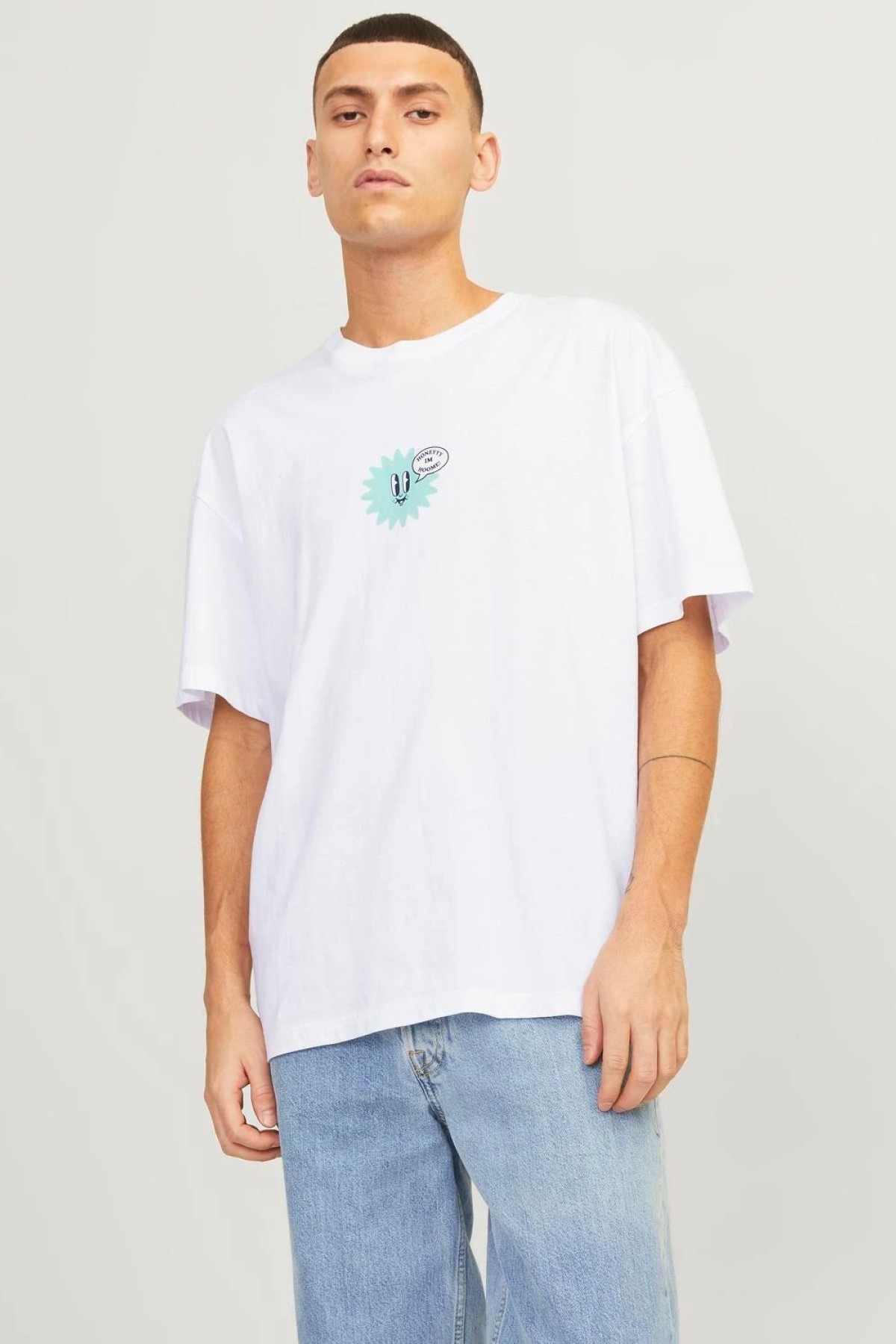 JACK&JONES 12254175 BASKILI 0 YAKA KISA KOL TSHIRT JACK&JONES 12254175 BASKILI 0 YAKA KISA KOL TSHIRT