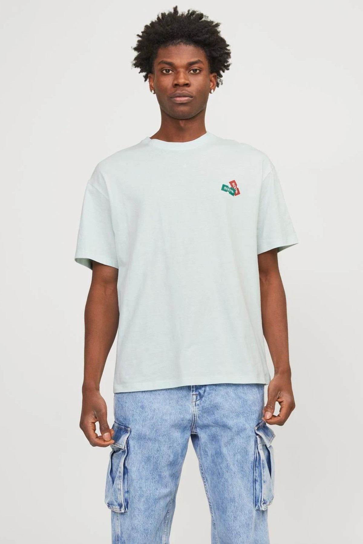 JACK&JONES 12254175 BASKILI 0 YAKA KISA KOL TSHIRT JACK&JONES 12254175 BASKILI 0 YAKA KISA KOL TSHIRT