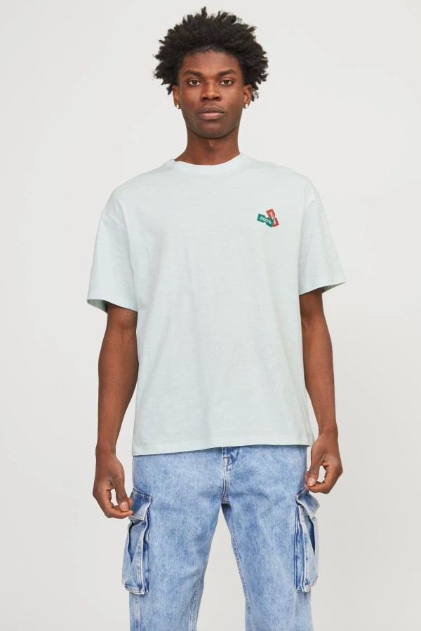 JACK&JONES 12254175  BASKILI  0 YAKA KISA KOL TSHIRT JACK&JONES 12254175  BASKILI  0 YAKA KISA KOL TSHIRT