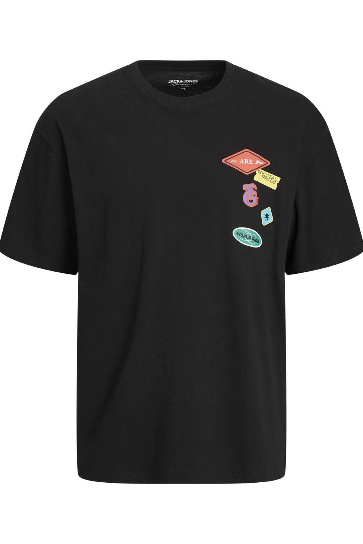 JACK&JONES 12254175 BASKILI 0 YAKA KISA KOL TSHIRT JACK&JONES 12254175 BASKILI 0 YAKA KISA KOL TSHIRT