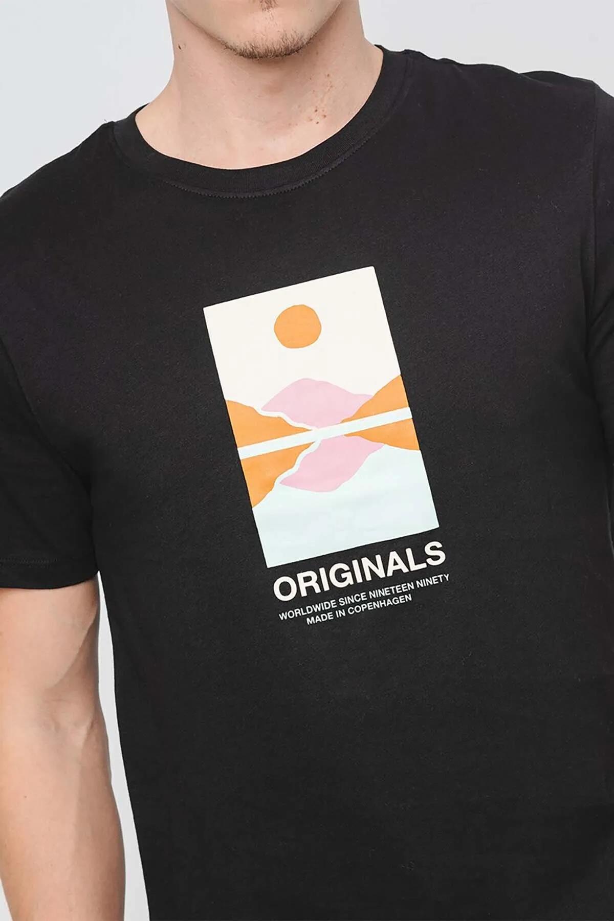 JACK&JONES 12255640 ON BASKILI YAZILI YUVARLAK YAKA KISA KOL TSHIRT JACK&JONES 12255640 ON BASKILI YAZILI YUVARLAK YAKA KISA KOL TSHIRT