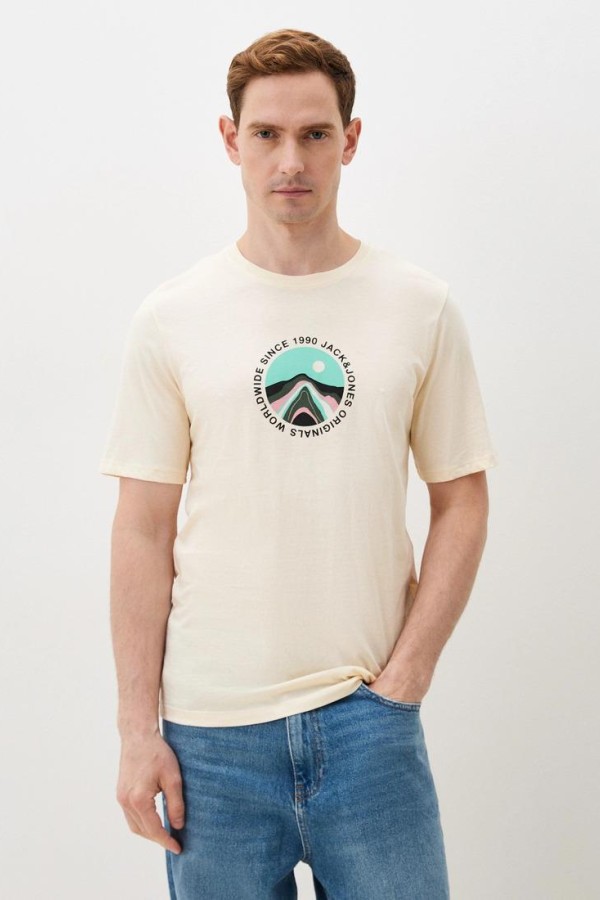 JACK&JONES 12255640 ON BASKILI YAZILI YUVARLAK YAKA KISA KOL TSHIRT JACK&JONES 12255640 ON BASKILI YAZILI YUVARLAK YAKA KISA KOL TSHIRT