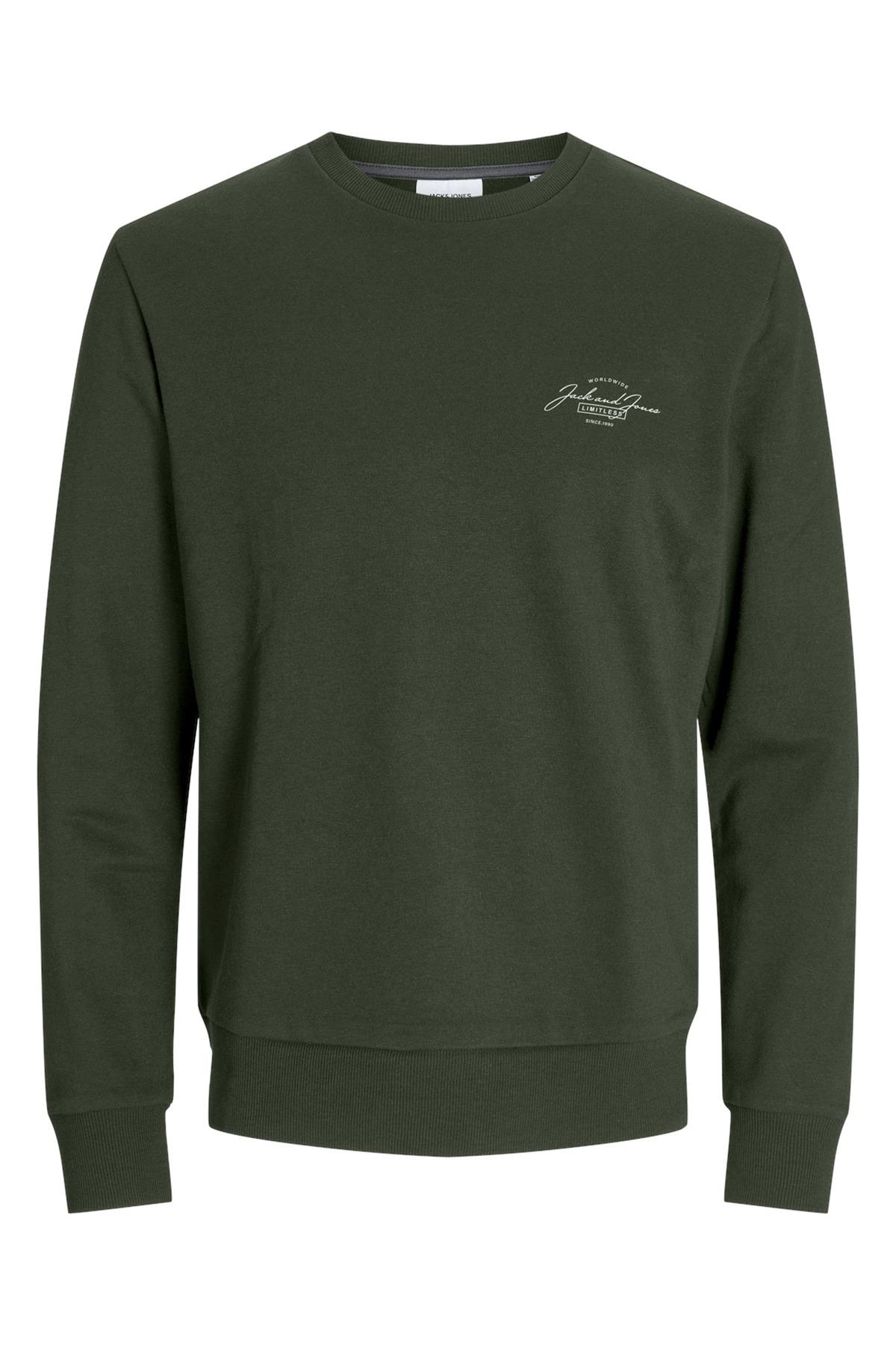 JACK&JONES 12256837 SOL GOGUS YAZILI YUVARLAK YADA UZUN KOL SWEAT JACK&JONES 12256837 SOL GOGUS YAZILI YUVARLAK YADA UZUN KOL SWEAT