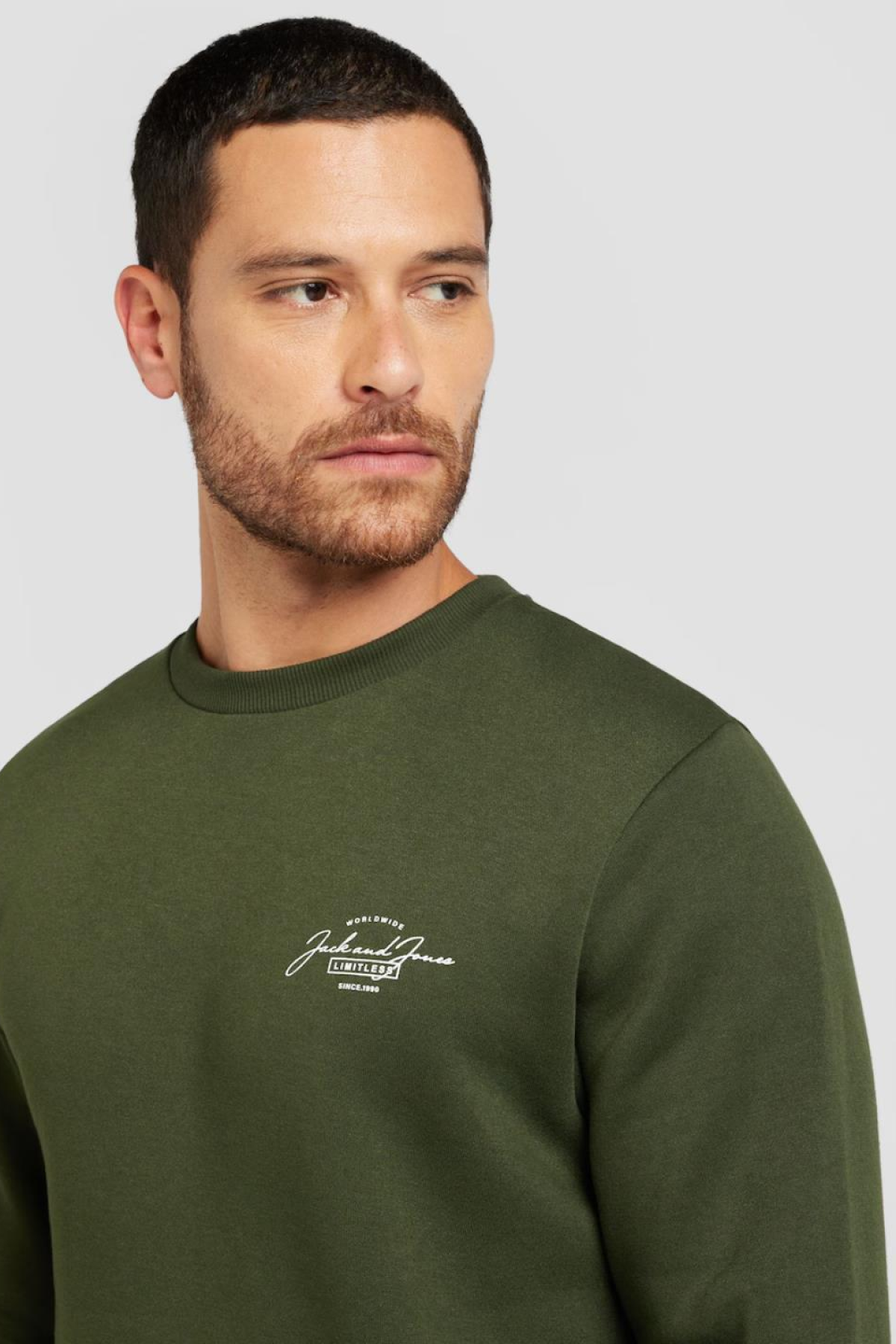 JACK&JONES 12256837 SOL GOGUS YAZILI YUVARLAK YADA UZUN KOL SWEAT JACK&JONES 12256837 SOL GOGUS YAZILI YUVARLAK YADA UZUN KOL SWEAT