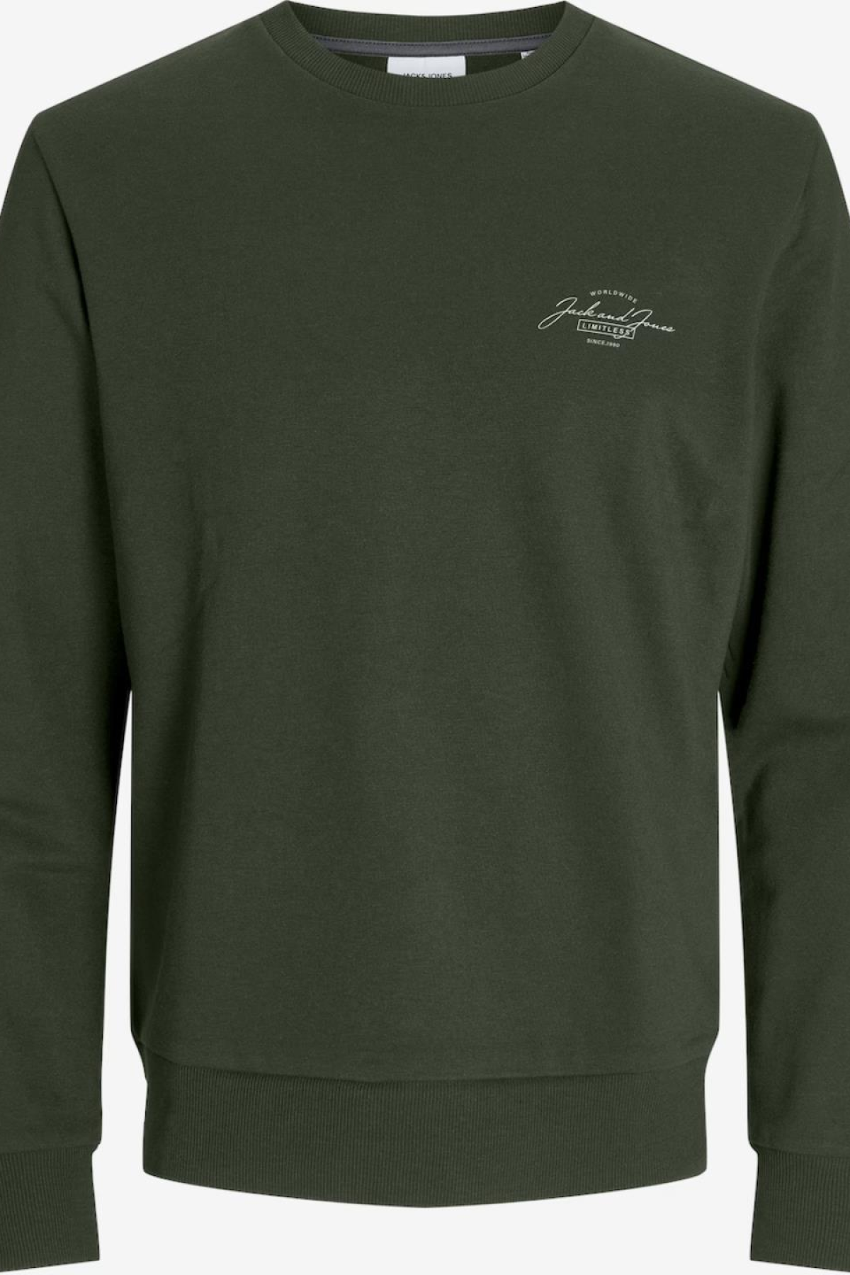 JACK&JONES 12256837 SOL GOGUS YAZILI YUVARLAK YADA UZUN KOL SWEAT JACK&JONES 12256837 SOL GOGUS YAZILI YUVARLAK YADA UZUN KOL SWEAT