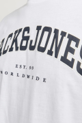 JACK&JONES 12257579 JJECALES VARSITY 0 YAKA KISA KOL TSH