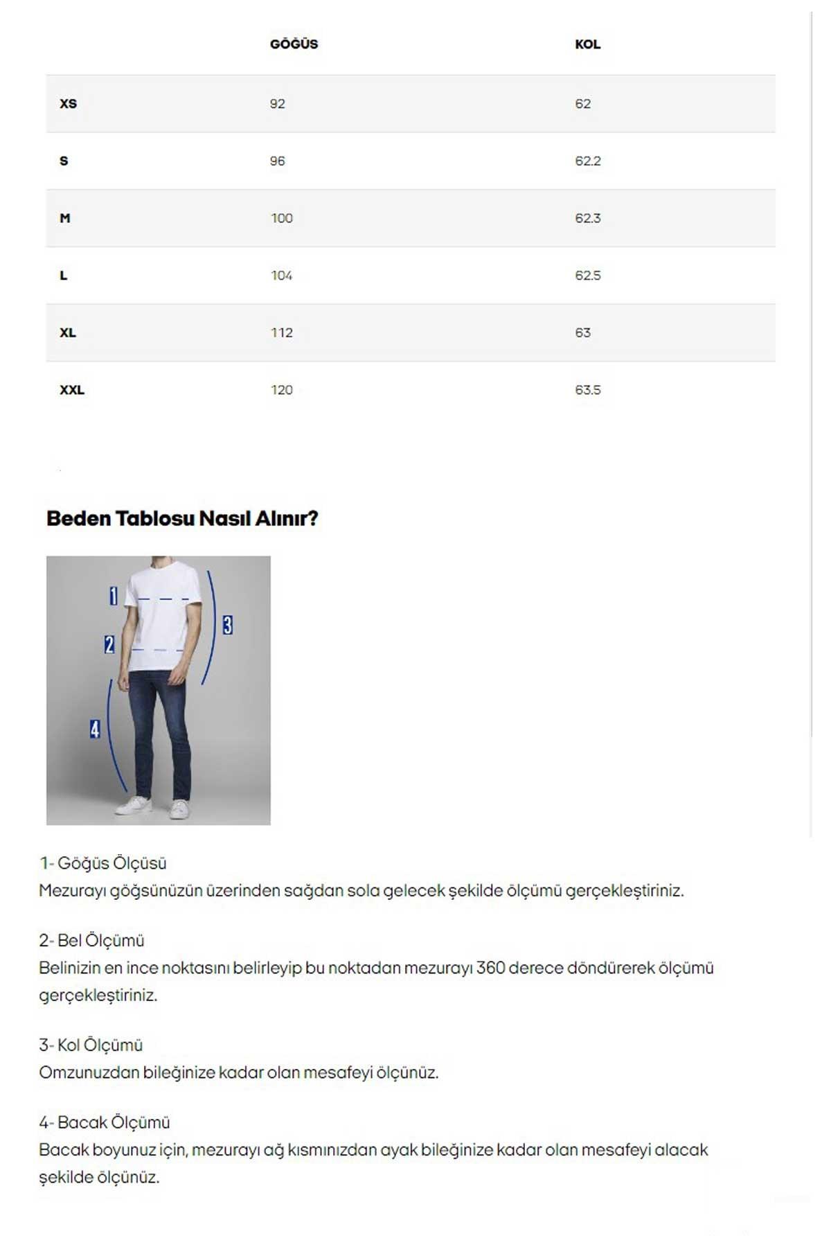 JACK&JONES 12258569 0 YAKA UZUN KOL KZK JACK&JONES 12258569 0 YAKA UZUN KOL KZK