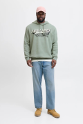 JACK&JONES 12258873 JJELOGO ON YAZILI BUYUK BEDEN ERKEK SWEAT