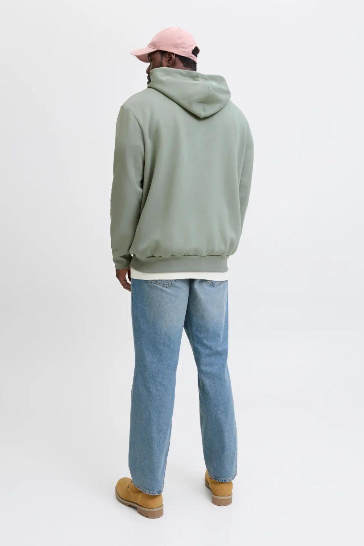 JACK&JONES 12258873 JJELOGO ON YAZILI BUYUK BEDEN ERKEK SWEAT