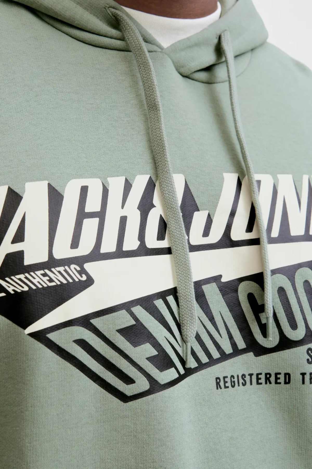 JACK&JONES 12258873 JJELOGO ON YAZILI BUYUK BEDEN ERKEK SWEAT