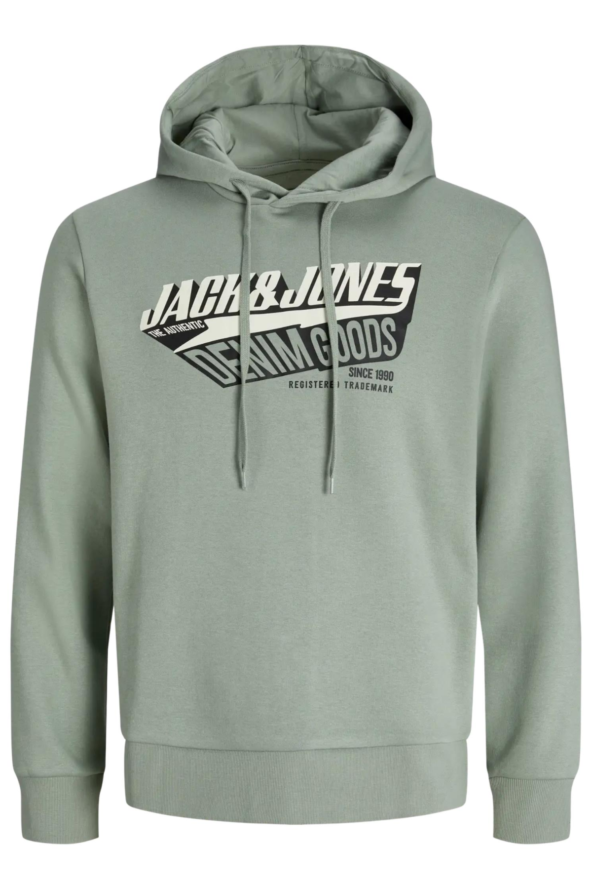 JACK&JONES 12258873 JJELOGO ON YAZILI BUYUK BEDEN ERKEK SWEAT