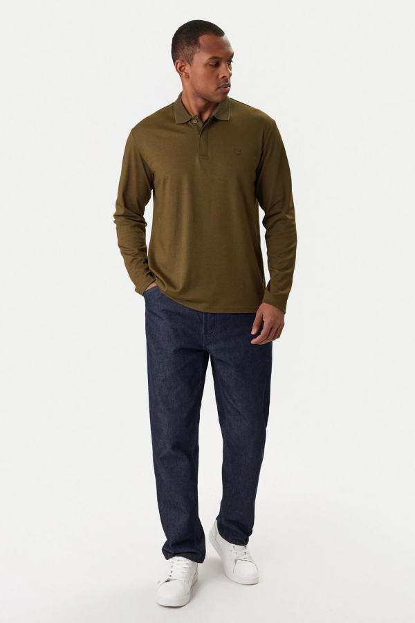 JACK&JONES 12259645 JPRCCRODNEY POLO YAKA INCE UZUN KOL TSH