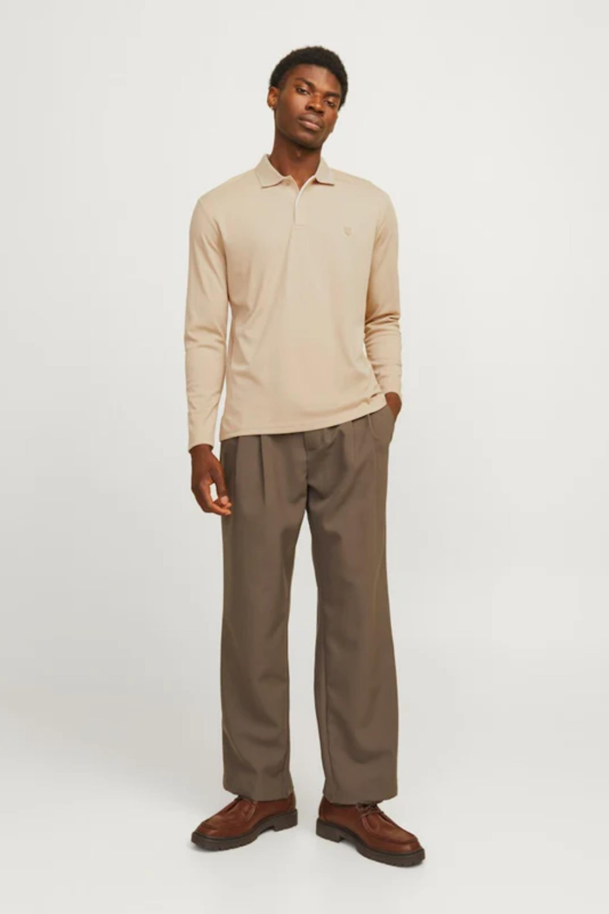 JACK&JONES 12259645 JPRCCRODNEY POLO YAKA INCE UZUN KOL TSH