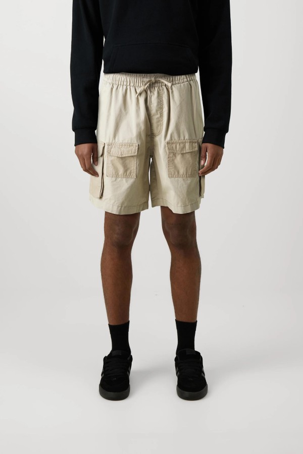 JACK&JONES 12268333 BEL LASTIKLI VE IP BAGLAMALI 6 CEPLI KARGO SHORT