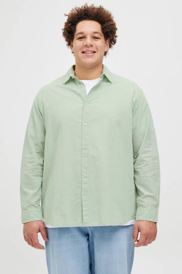 JACK&JONES 12269089 BATTAL BUYUK BEDEN JJEBREEZE LINEN  BLEND ERKEK UZUN KOL GOMLEK JACK&JONES 12269089 BATTAL BUYUK BEDEN JJEBREEZE LINEN  BLEND ERKEK UZUN KOL GOMLEK