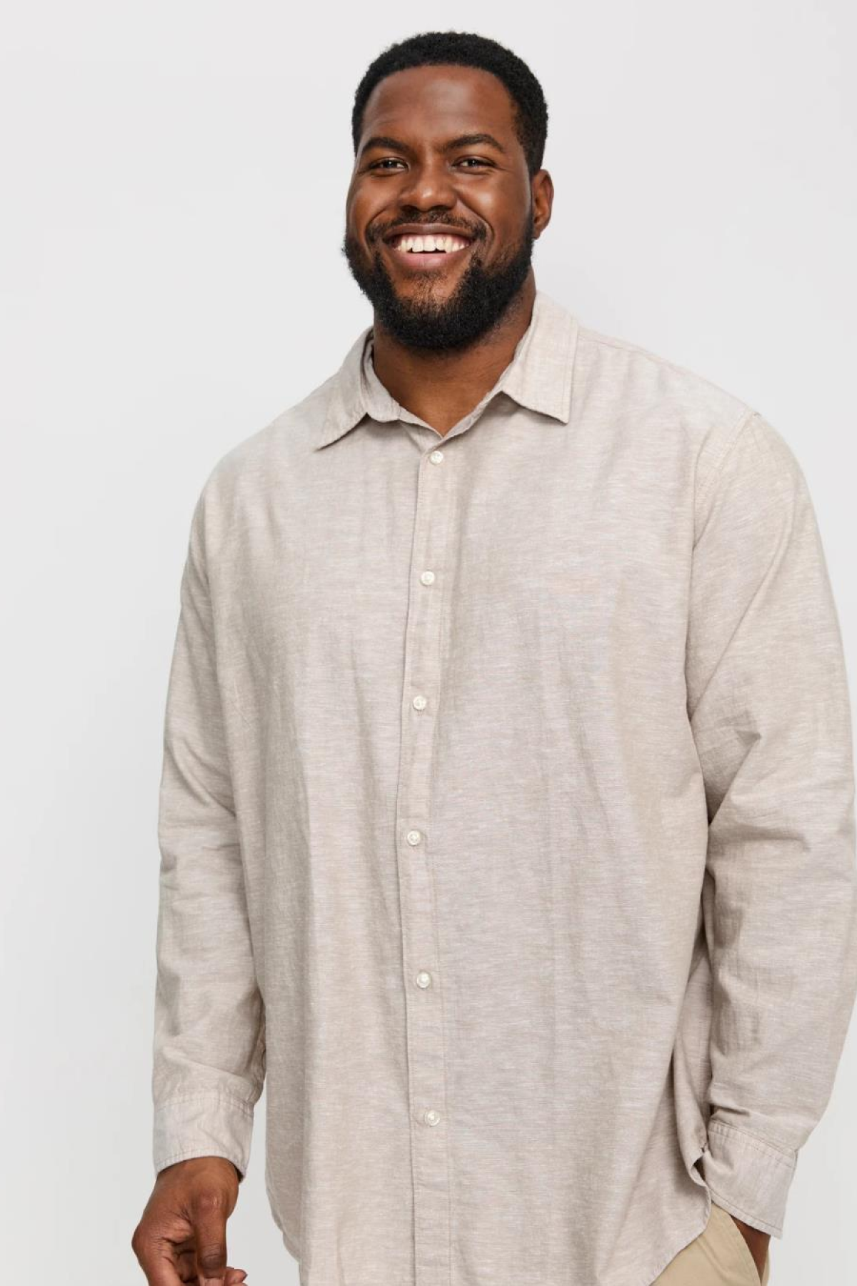 JACK&JONES 12269089 BATTAL BUYUK BEDEN JJEBREEZE LINEN  BLEND ERKEK UZUN KOL GOMLEK JACK&JONES 12269089 BATTAL BUYUK BEDEN JJEBREEZE LINEN  BLEND ERKEK UZUN KOL GOMLEK