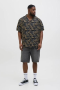 JACK&JONES 12269096 JJEJEFF TROPICAL BUYUK BEDEN KISA KOL GOMLEK JACK&JONES 12269096 JJEJEFF TROPICAL BUYUK BEDEN KISA KOL GOMLEK