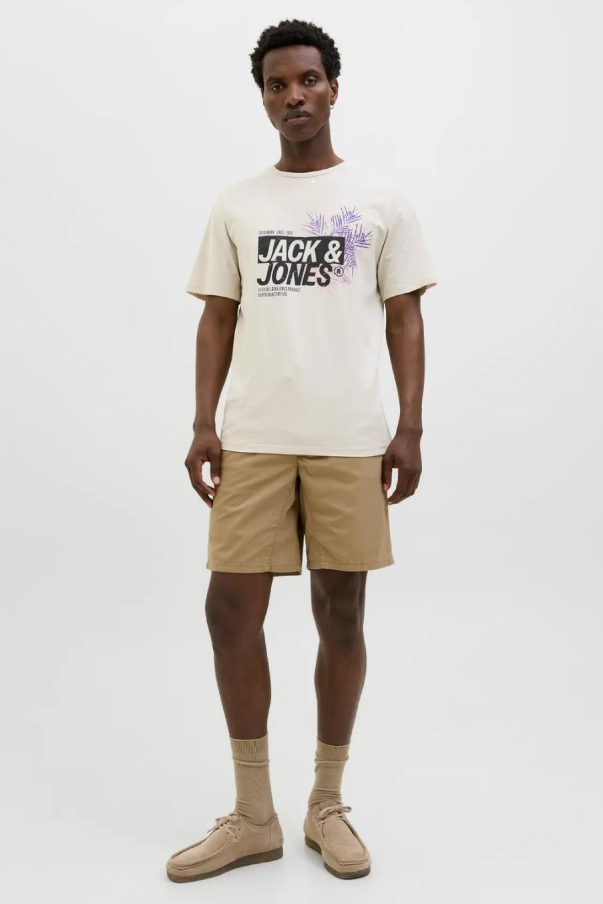 JACK&JONES 12269390 JJAXON TEE KISA KOL ERKEK TSH JACK&JONES 12269390 JJAXON TEE KISA KOL ERKEK TSH