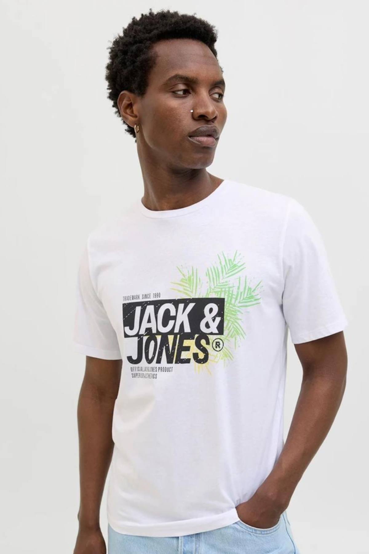 JACK&JONES 12269390 JJAXON TEE KISA KOL ERKEK TSH JACK&JONES 12269390 JJAXON TEE KISA KOL ERKEK TSH