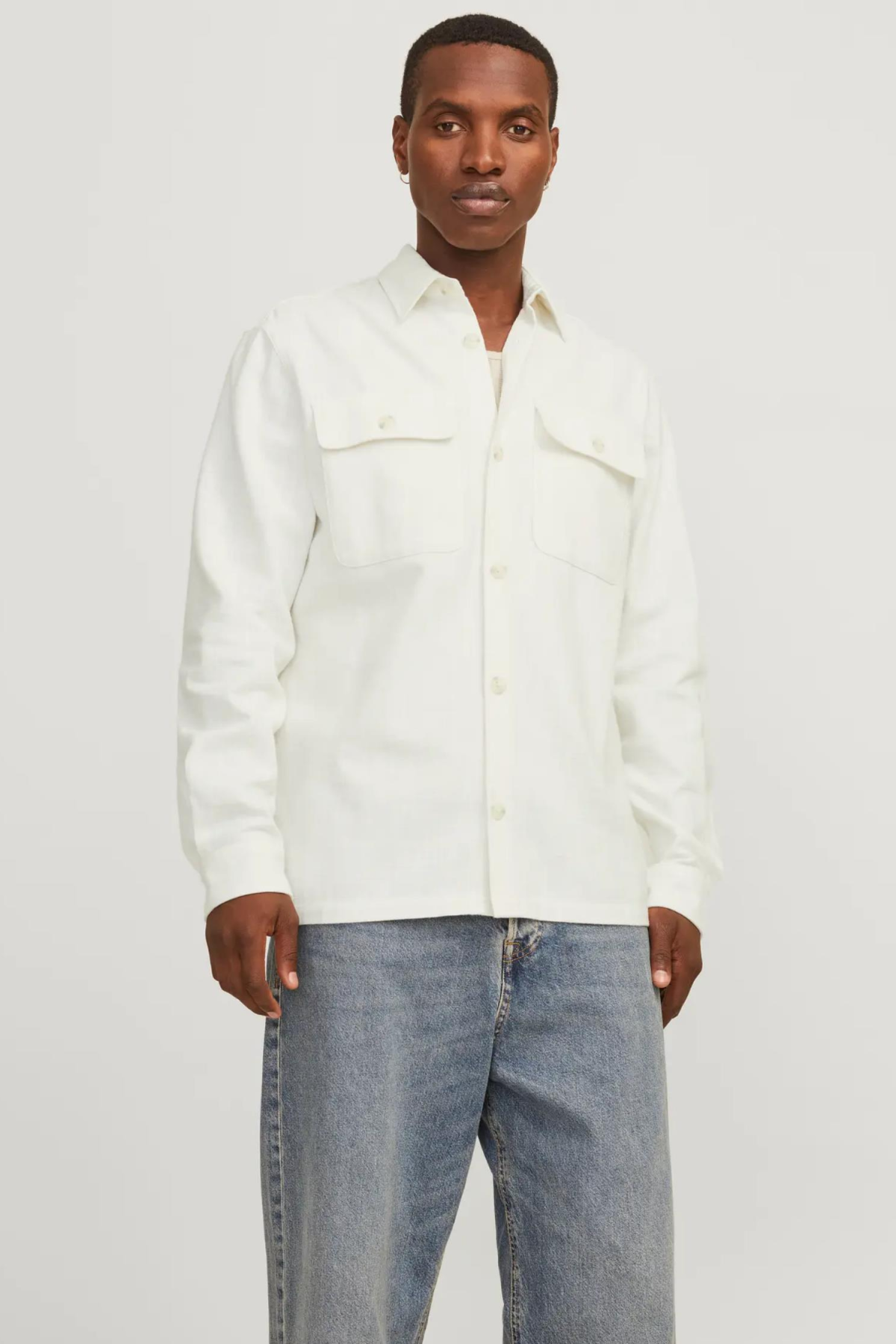 JACK&JONES 12274954 JPRCCRAYMOND SPRING SOLID DENIM OVERSHIRT JACK&JONES 12274954 JPRCCRAYMOND SPRING SOLID DENIM OVERSHIRT