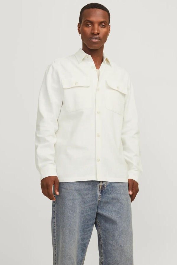 JACK&JONES 12274954 JPRCCRAYMOND SPRING SOLID DENIM OVERSHIRT JACK&JONES 12274954 JPRCCRAYMOND SPRING SOLID DENIM OVERSHIRT