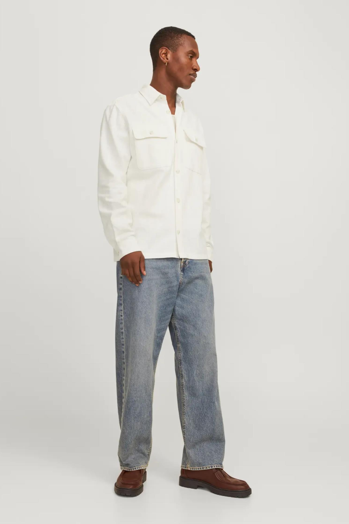 JACK&JONES 12274954 JPRCCRAYMOND SPRING SOLID DENIM OVERSHIRT JACK&JONES 12274954 JPRCCRAYMOND SPRING SOLID DENIM OVERSHIRT