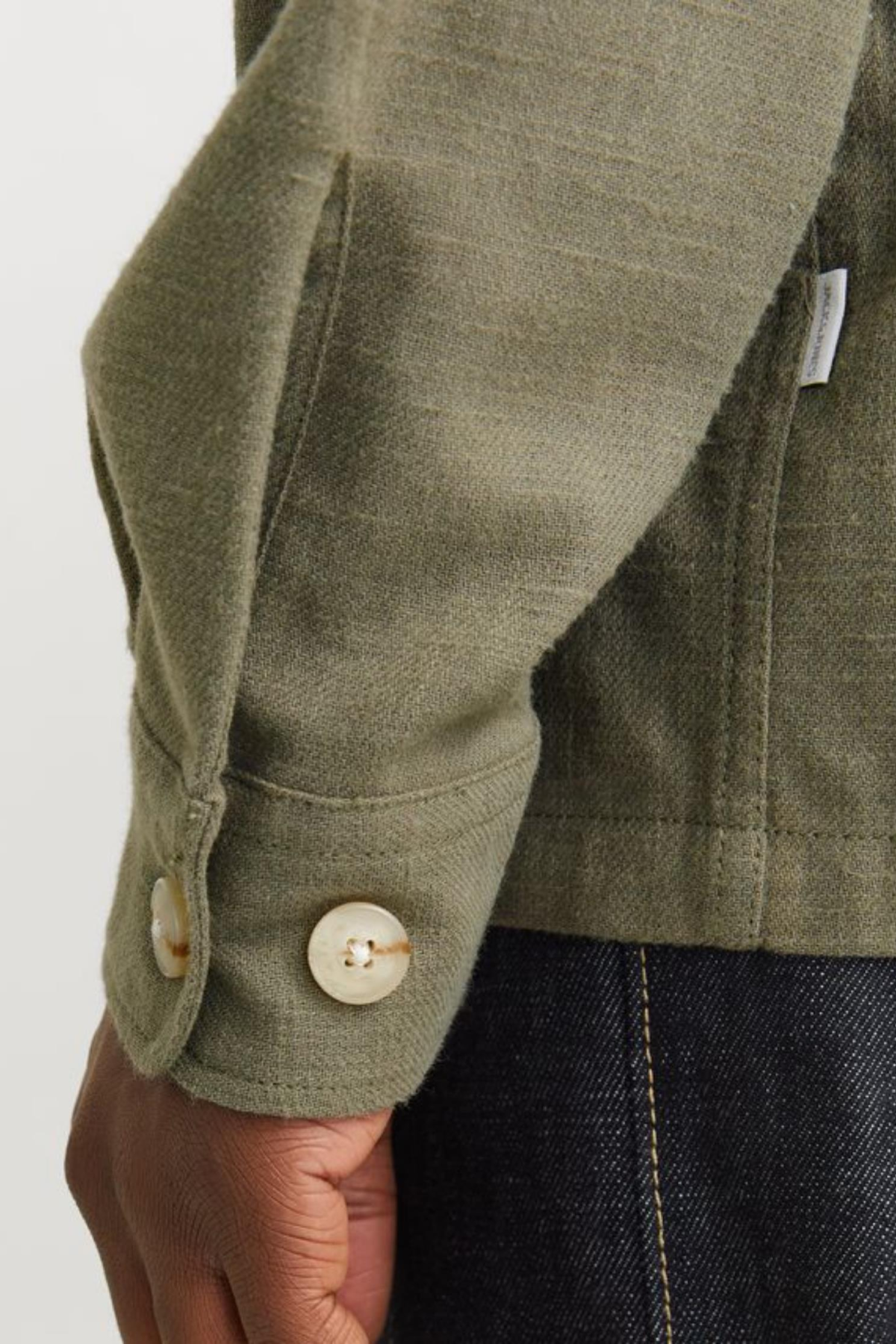 JACK&JONES 12274954 JPRCCRAYMOND SPRING SOLID DENIM OVERSHIRT JACK&JONES 12274954 JPRCCRAYMOND SPRING SOLID DENIM OVERSHIRT