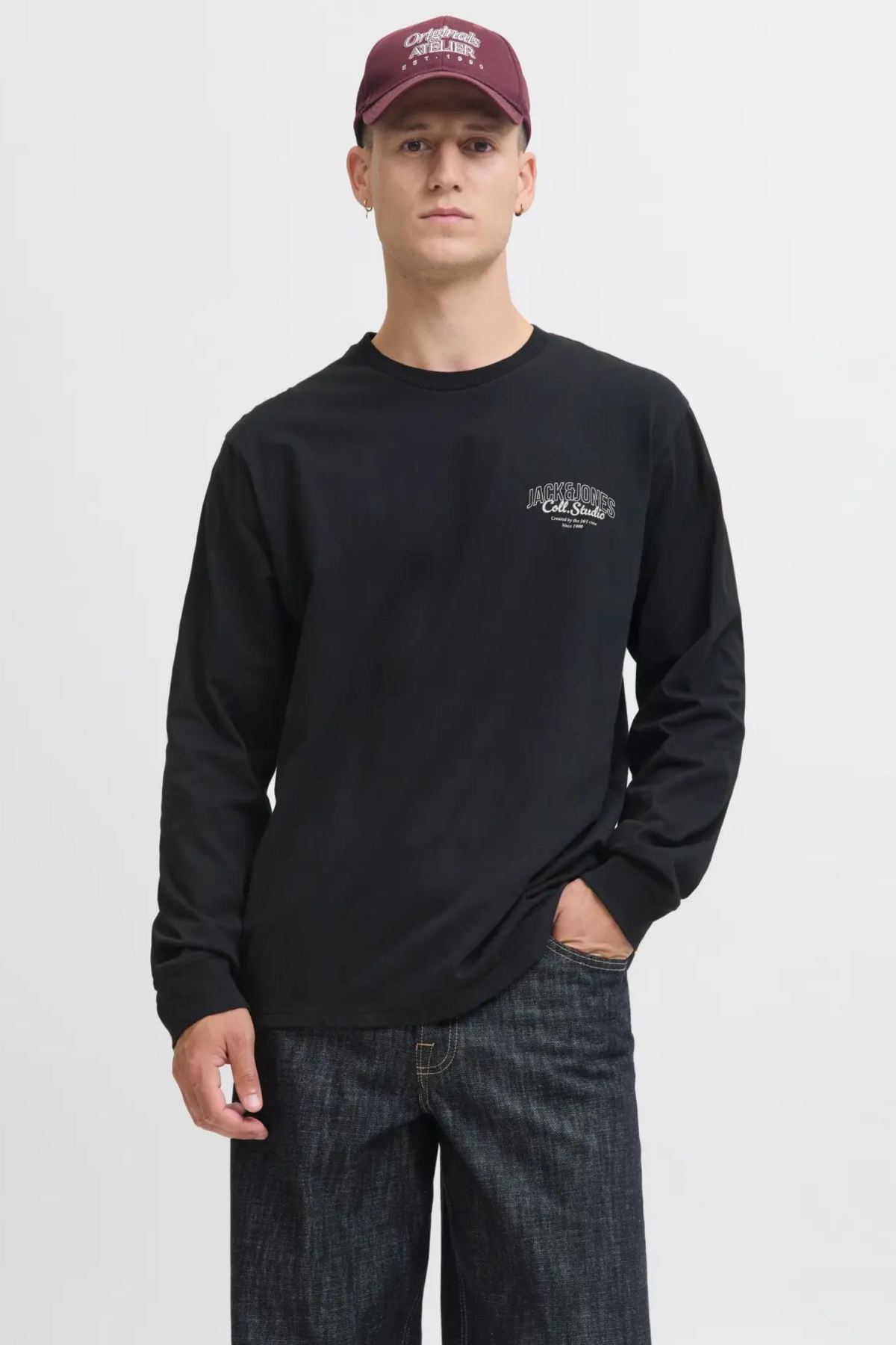 JACK & JONES 12278510 JJMAKOTA TEE INE UZUN KOL TSHIRT JACK & JONES 12278510 JJMAKOTA TEE INE UZUN KOL TSHIRT