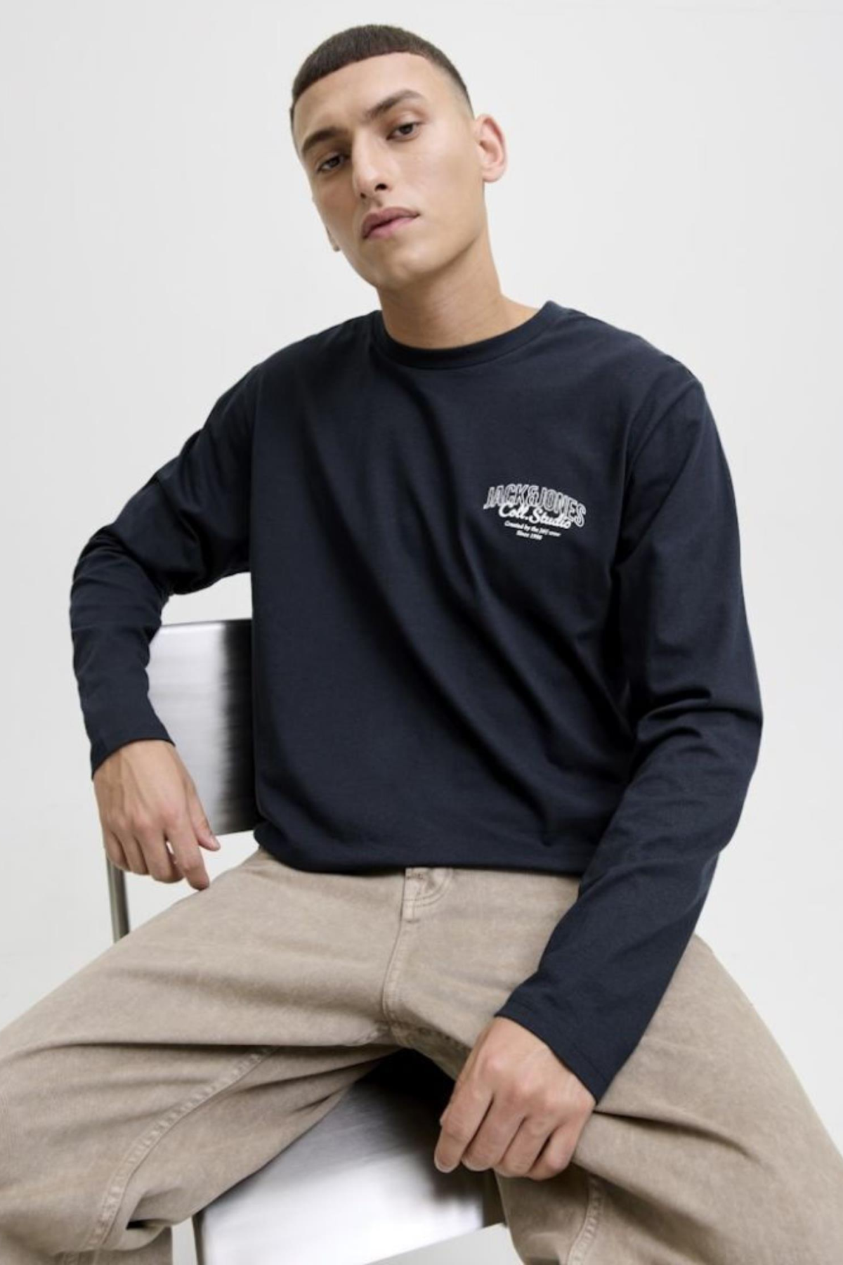 JACK & JONES 12278510 JJMAKOTA TEE INE UZUN KOL TSHIRT JACK & JONES 12278510 JJMAKOTA TEE INE UZUN KOL TSHIRT