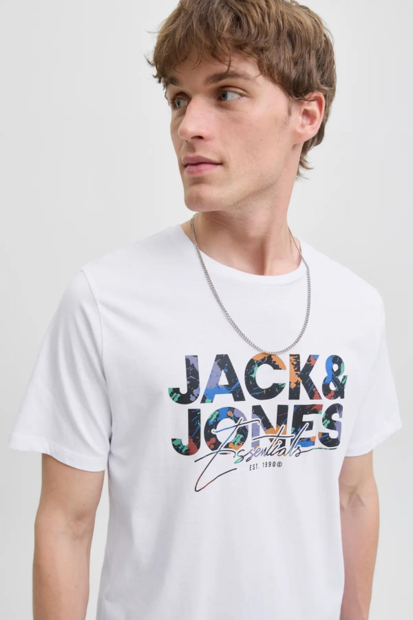 JACK&JONES 12278523 JJGEOLAS TEE 0 YAKA KISA KOL TSH