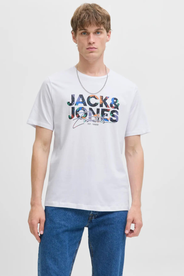 JACK&JONES 12278523 JJGEOLAS TEE 0 YAKA KISA KOL TSH