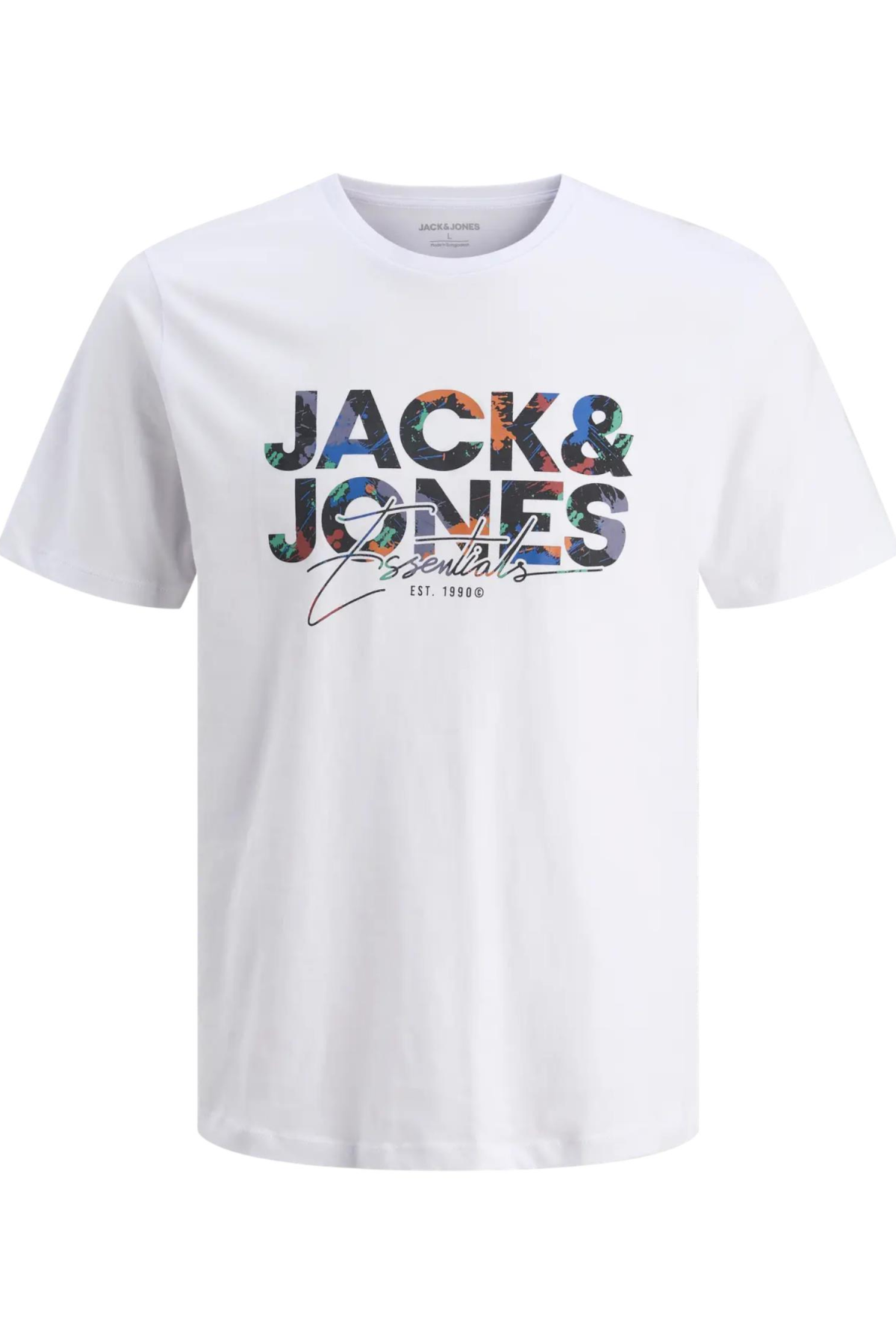 JACK&JONES 12278523 JJGEOLAS TEE 0 YAKA KISA KOL TSH