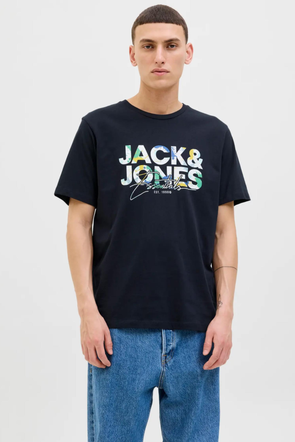JACK&JONES 12278523 JJGEOLAS TEE 0 YAKA KISA KOL TSH