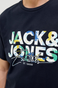JACK&JONES 12278523 JJGEOLAS TEE 0 YAKA KISA KOL TSH