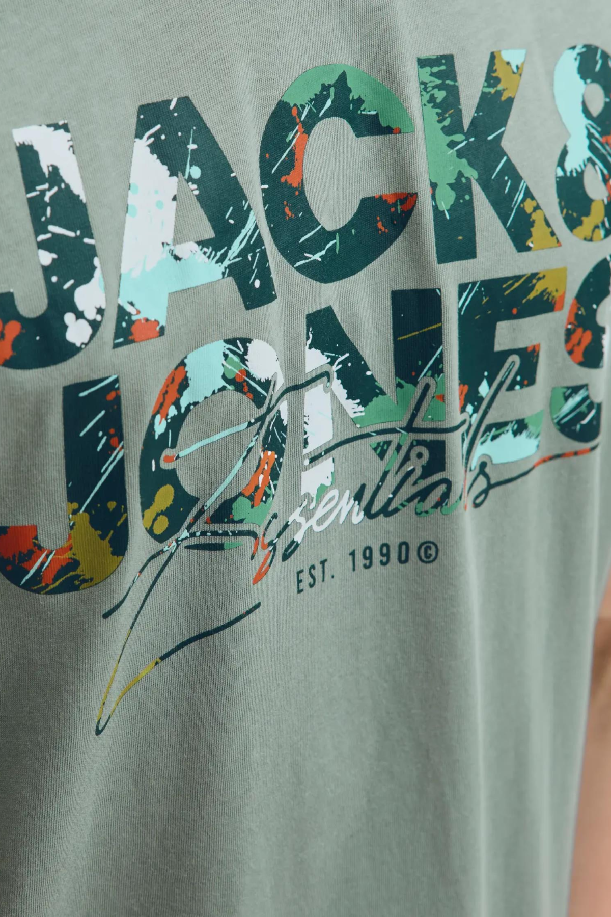 JACK&JONES 12278523 JJGEOLAS TEE 0 YAKA KISA KOL TSH