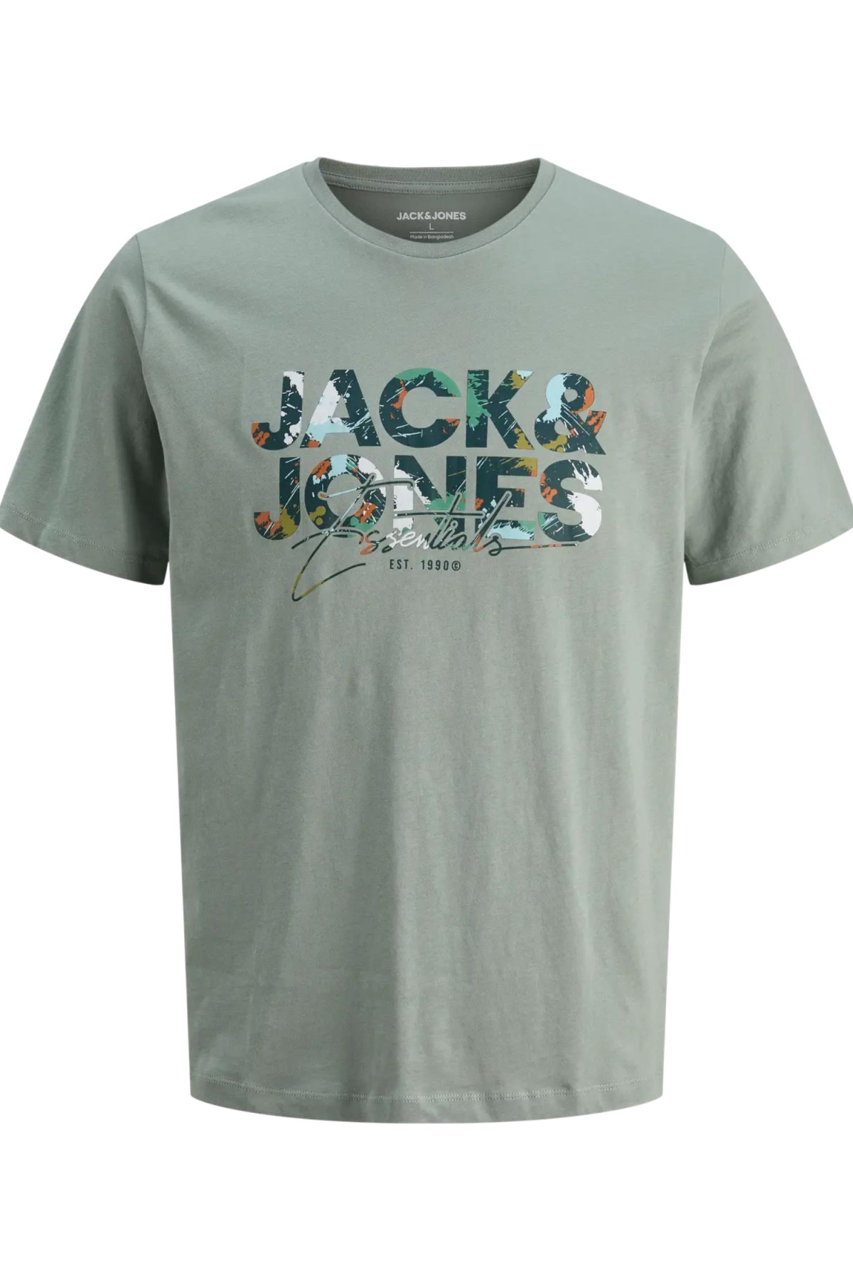 JACK&JONES 12278523 JJGEOLAS TEE 0 YAKA KISA KOL TSH