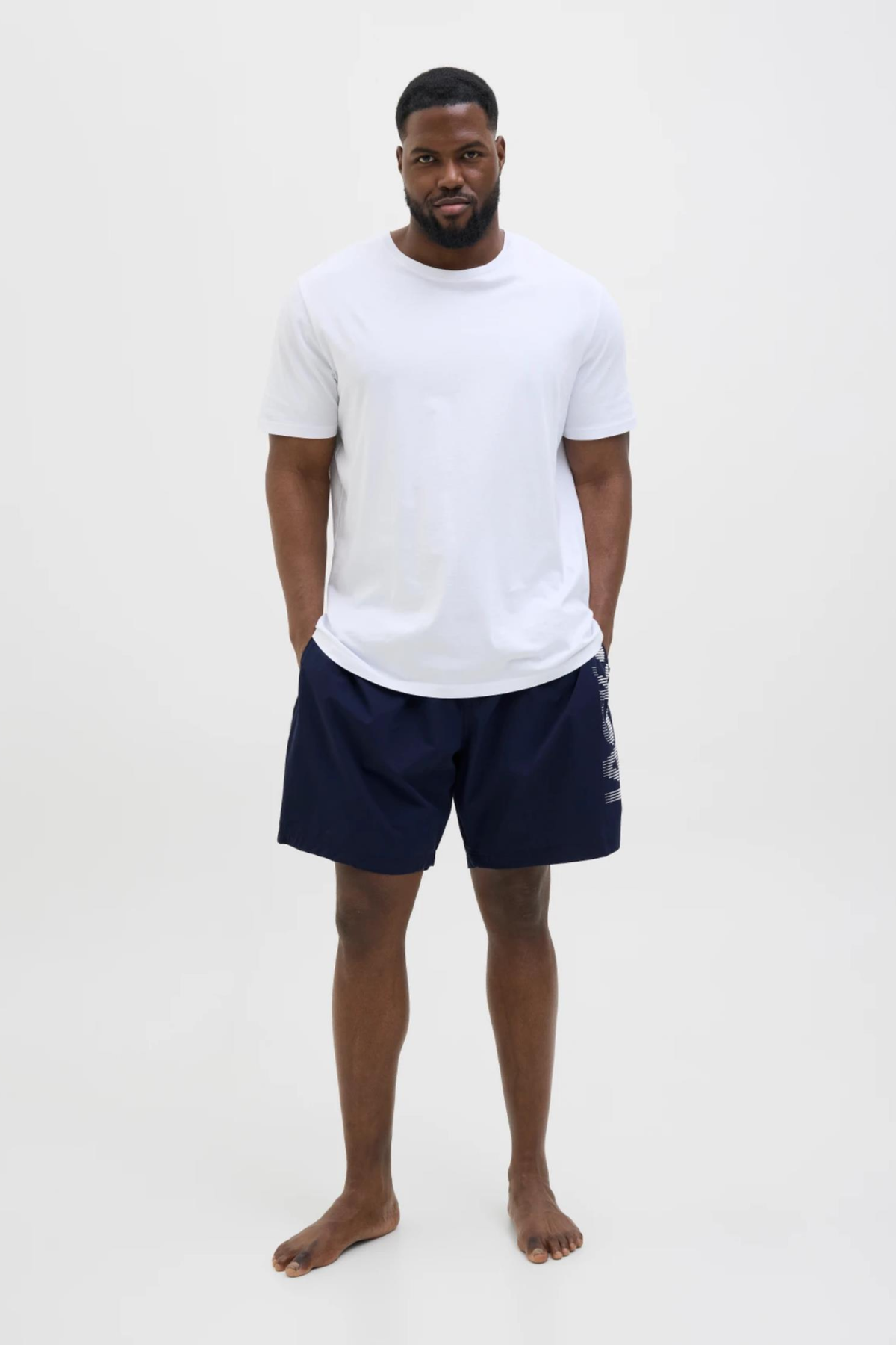 JACK&JONES 12278715 BUYUK BEDEN ERKEK DENIZ SORT