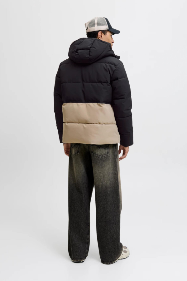 JACK&JONES 12278792 JJEOWEN PUFFER CIKMA KAPUSONLU ICI DOLGULU KALIN MONT