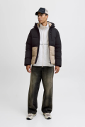 JACK&JONES 12278792 JJEOWEN PUFFER CIKMA KAPUSONLU ICI DOLGULU KALIN MONT