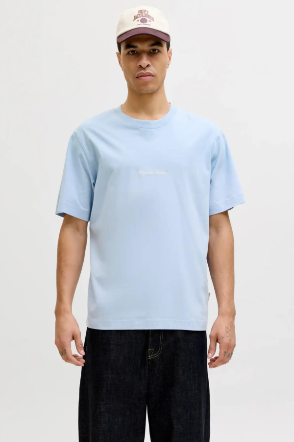 JACK&JONES 12282892 JORNORREBRO EMB O  YAKA KISA KOL TSH