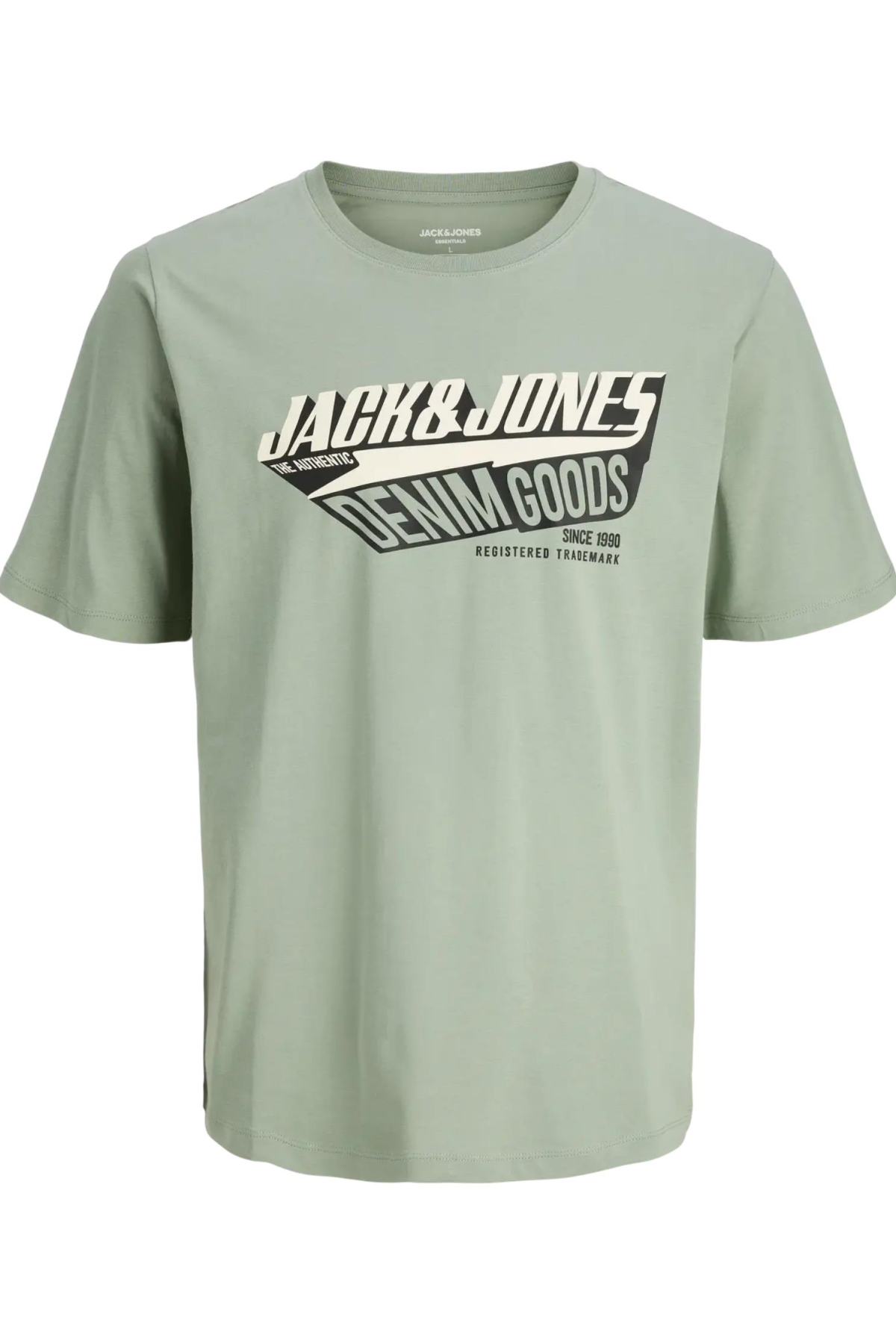 JACK&JONES 12284905 JJELOGO  YAZILI BUYUK BEDEN KISA KOL TSHIRT