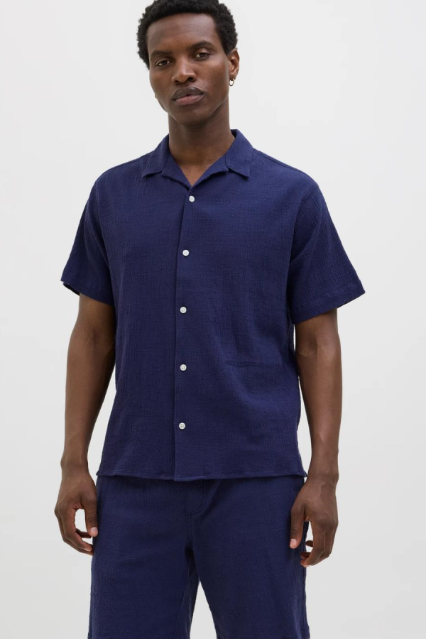 JACK&JONES 12286189 JORDIA STRUCTURE RESORT KISA KOL ERKEK GOMLEK JACK&JONES 12286189 JORDIA STRUCTURE RESORT KISA KOL ERKEK GOMLEK