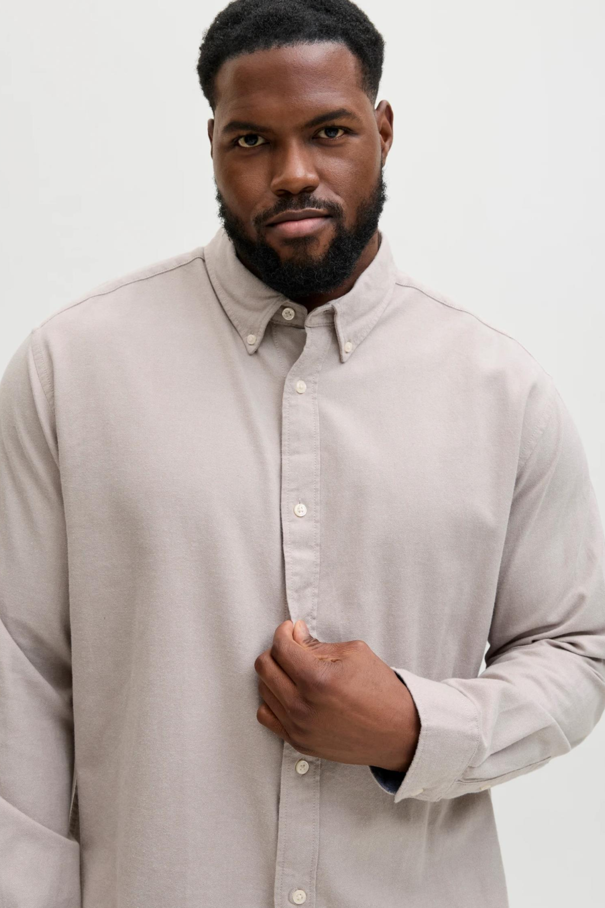 JACK&JONES 12287627 BATTAL BUYUK BEDEN UZUN KOL GOMLEK