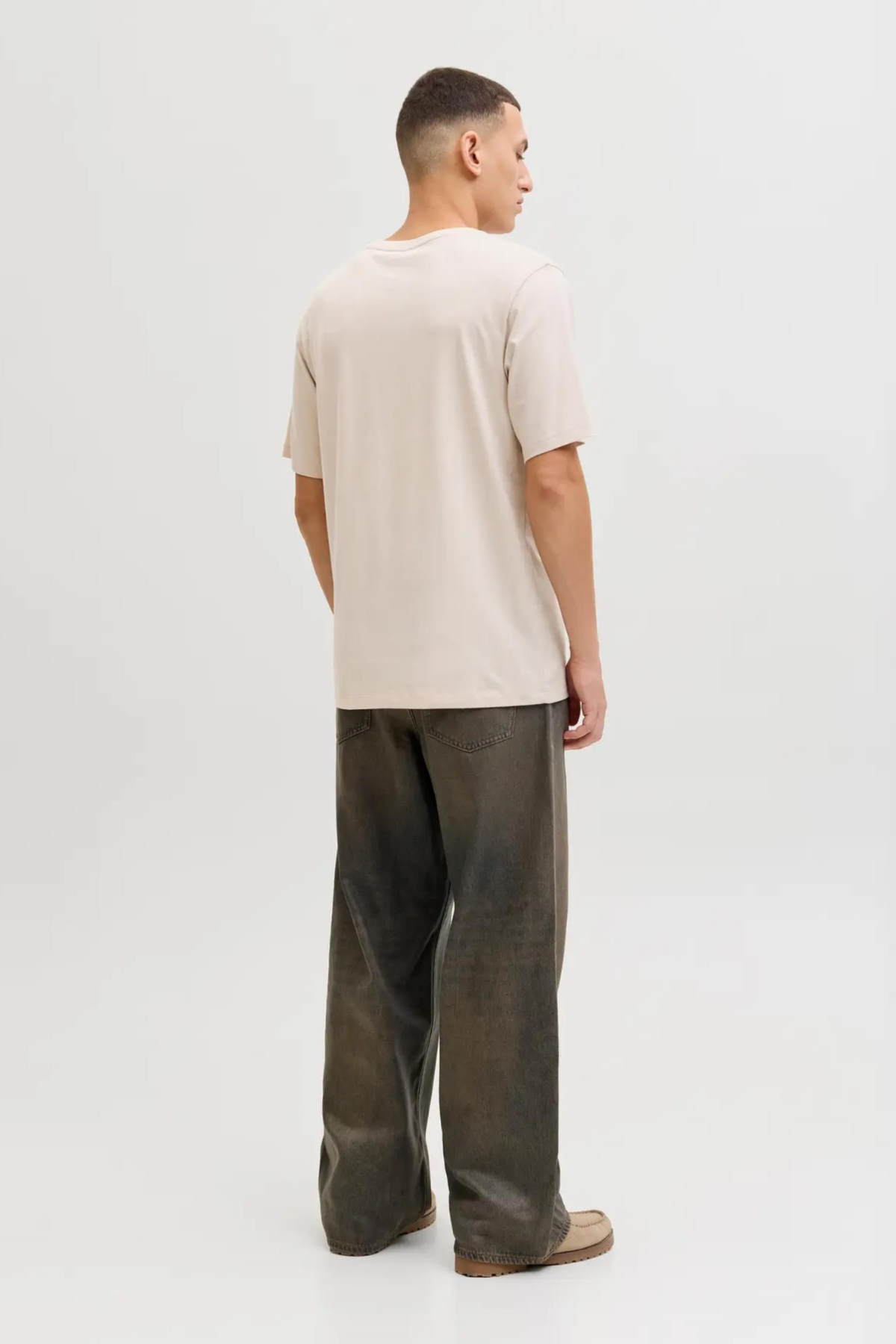 JACK&JONES 12288536 JJEJEFF LOGO TEE 0 YAKA KISA KOL TSH