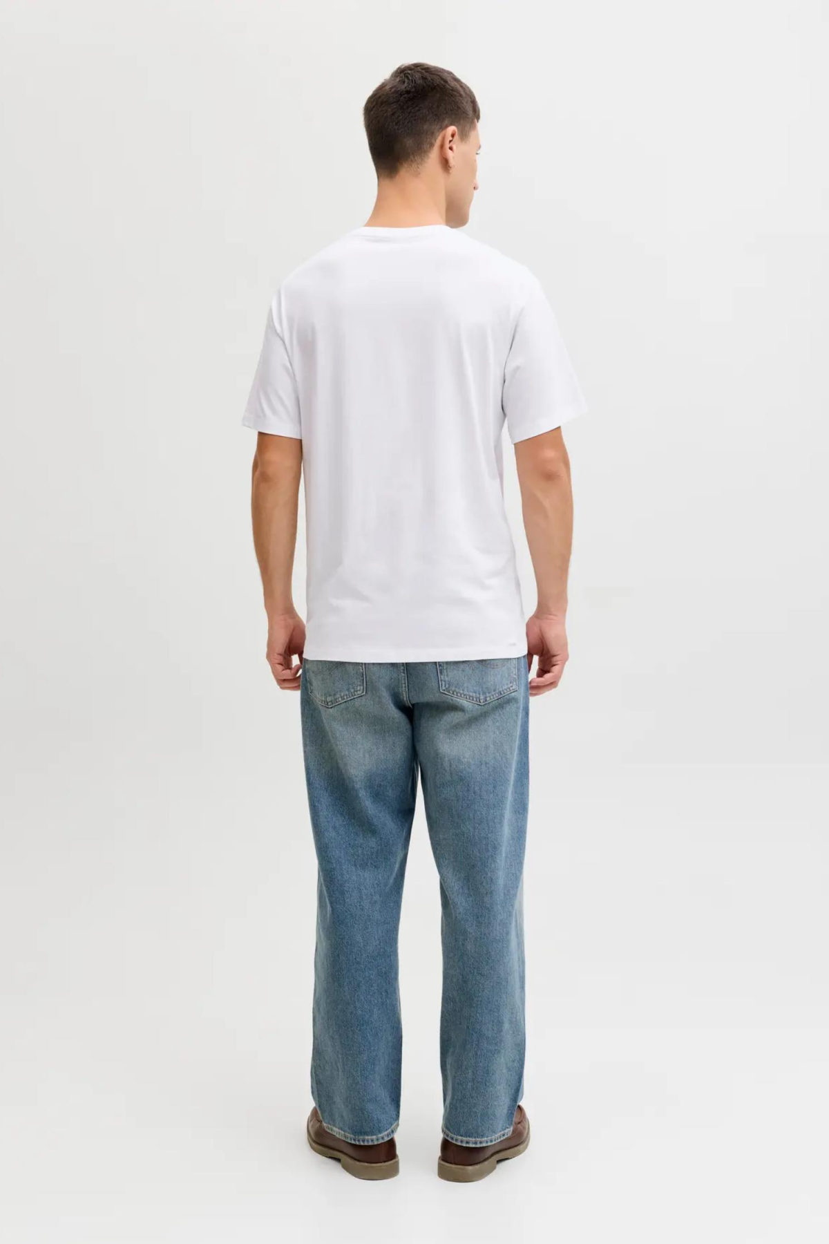 JACK&JONES 12288536 JJEJEFF LOGO TEE 0 YAKA KISA KOL TSH